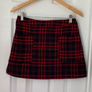 Plaid Mini Skirt